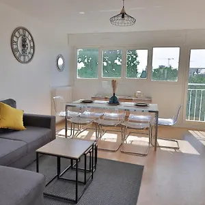 Spacieux Avec Balcons, 4 Chambres, Espace & Confort, Centre Gare Apartamento Rennes